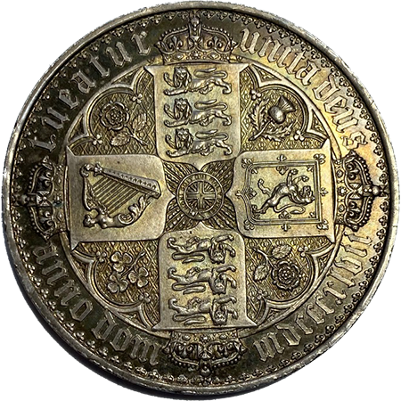 1847 Crown virt mint Reverse