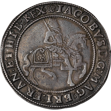 1605 Half Crown VF Obverse