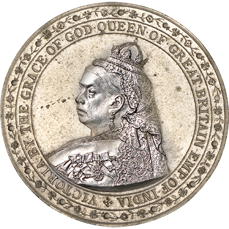 1887 Crown GEF Obverse