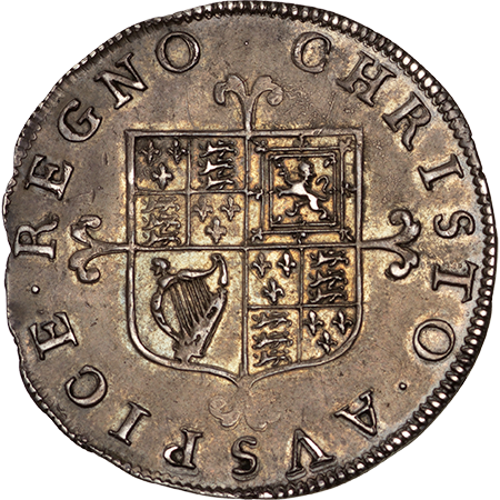 1660 Sixpence EF Reverse