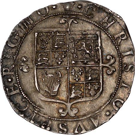 1660 Sixpence NEF Reverse