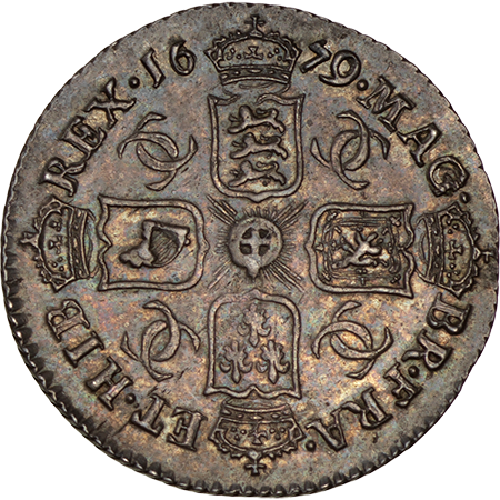 1679 Sixpence GEF Reverse