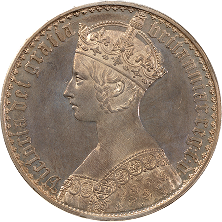 1847 Crown virt mint Obverse