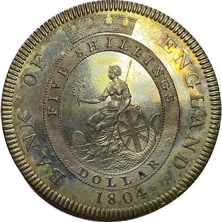 1804 B.O.E. Dollar virt mint Reverse