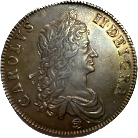 1662 Crown EF Obverse