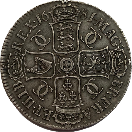 1681 Crown GVF/EF Reverse