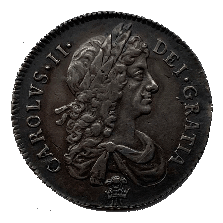1674 Shilling NEF Obverse