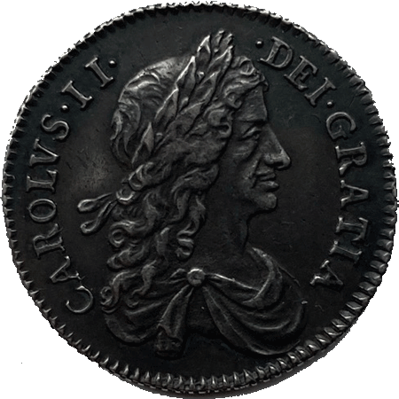 1663 Shilling NEF Obverse